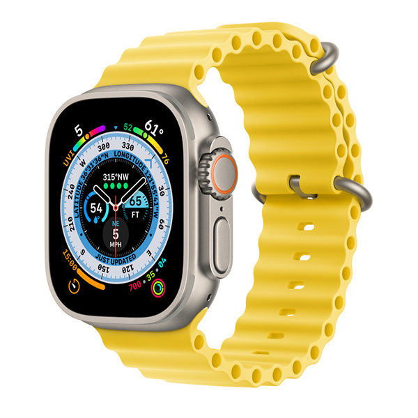 Apple Watch Ultra Yellow Ocean Band