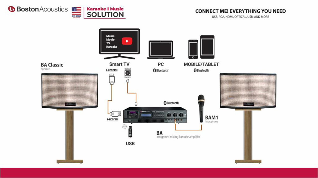 Micro Karaoke Boston Acoustics BAM1