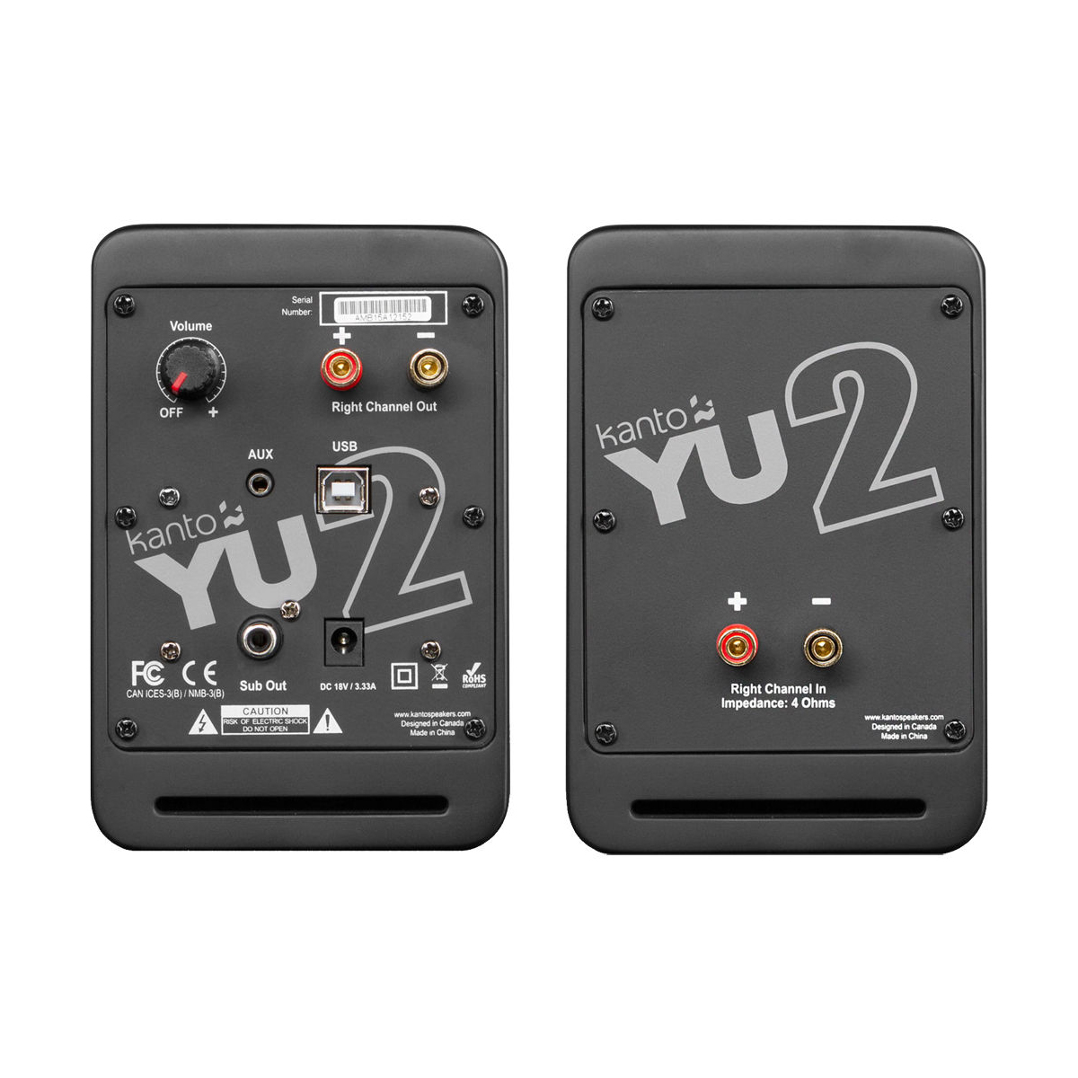 Loa Kanto YU2 Black