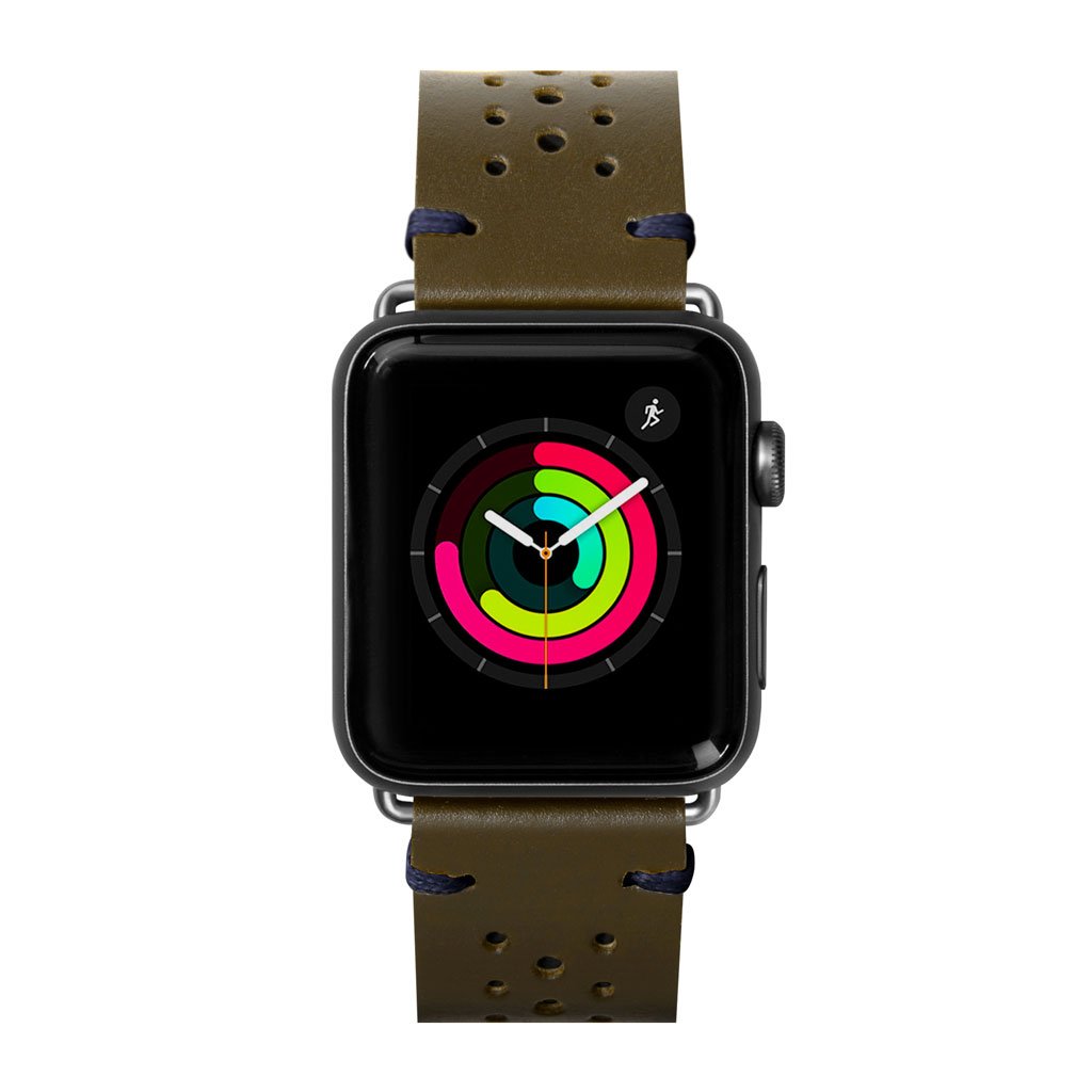 Dây đeo Apple Watch LAUT Heritage Olive