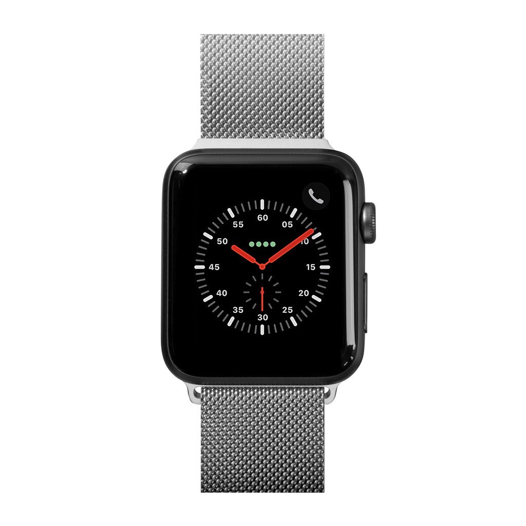 Dây đeo Apple Watch LAUT SteelLoop Silver