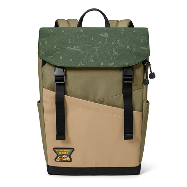 Balo MacBook Tomtoc A64 Green Crewmember Balo MacBook Tomtoc A64 Green Crewmember