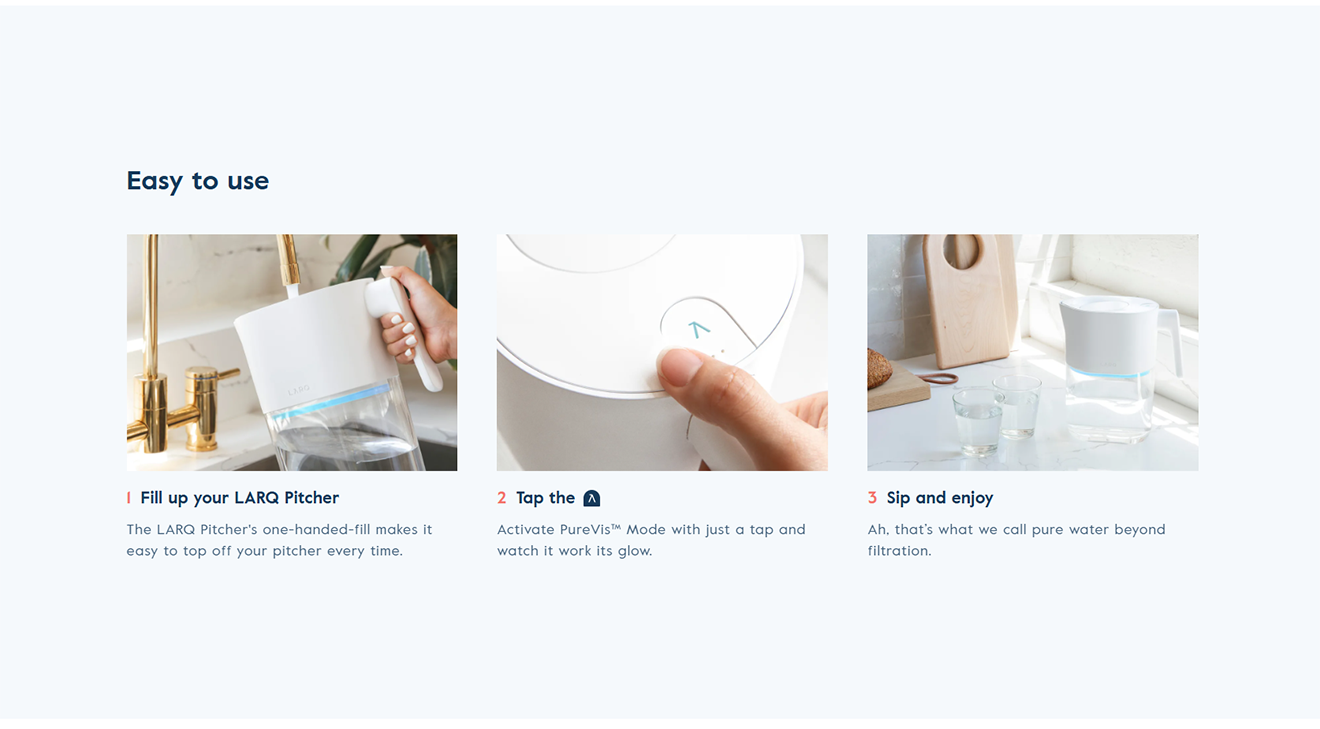 Bình lọc nước LARQ Pitcher PureVis