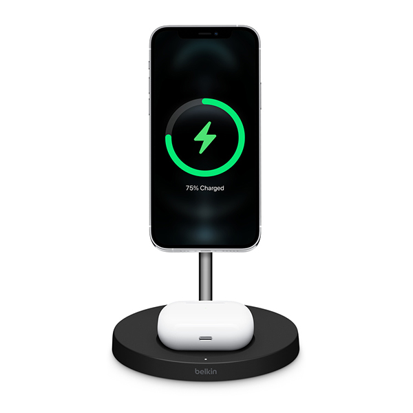 Sạc không dây Belkin 2-in-1 MagSafe 15W Sạc không dây Belkin 2-in-1 MagSafe 15W