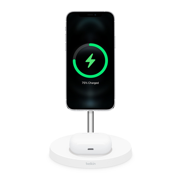 Sạc không dây Belkin 2-in-1 MagSafe 15W Sạc không dây Belkin 2-in-1 MagSafe 15W