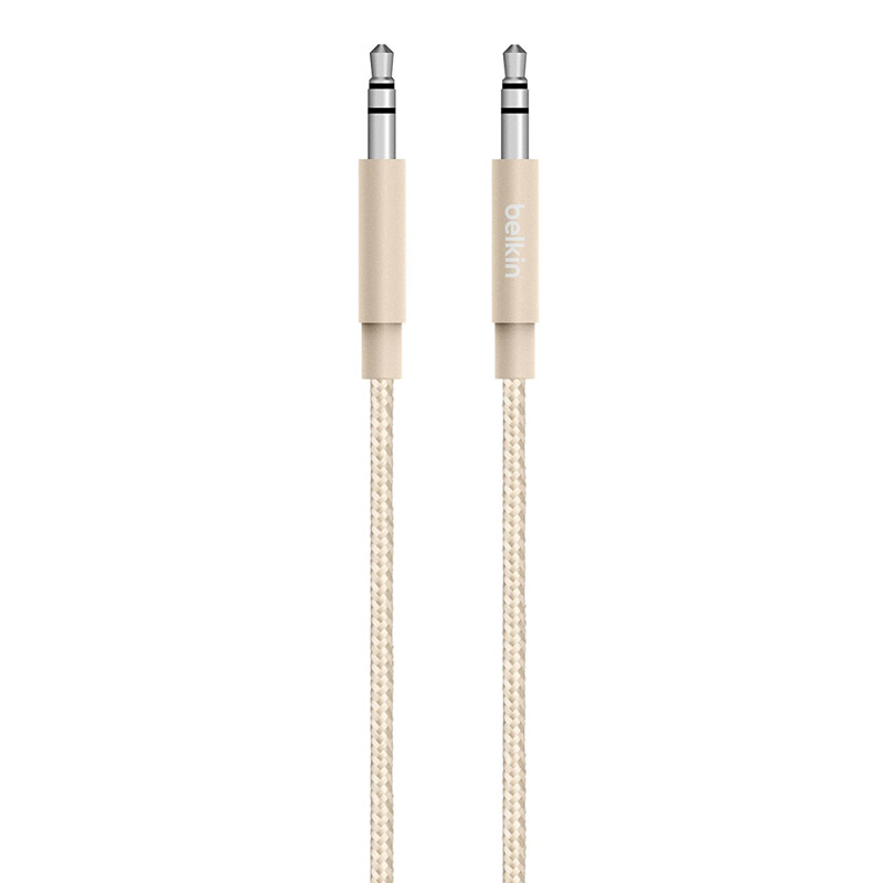 Cable 3.5mm Belkin AUX Metallic