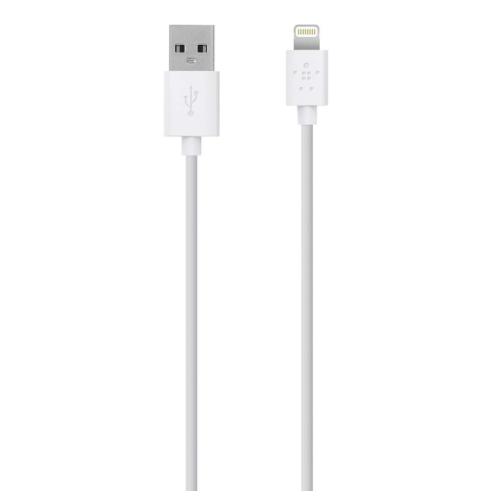 Cáp sạc Lightning Belkin for iPhone, iPad (White)