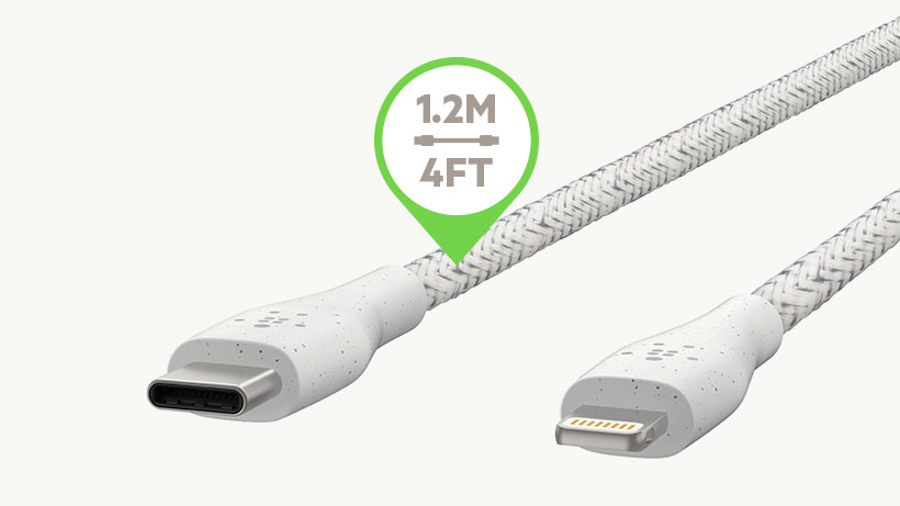 Cáp sạc Belkin Duratek USB-C to Lightning