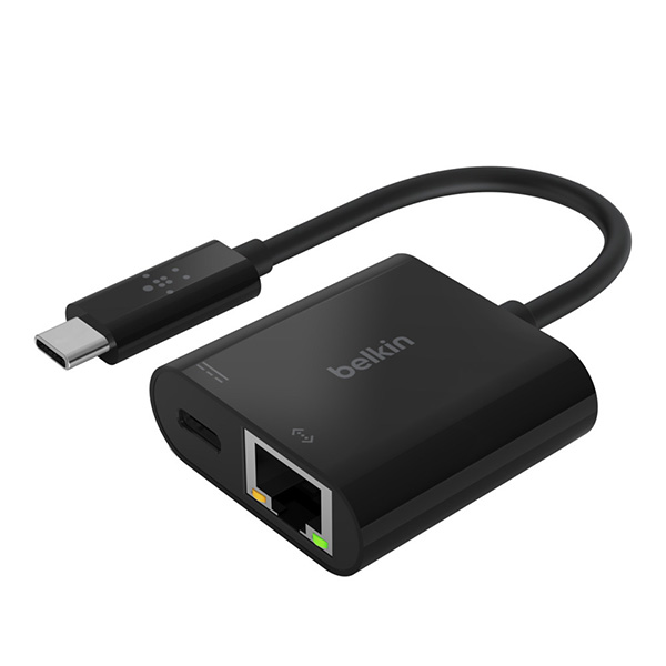 Belkin USB-C to Ethernet + Charge Adapter Belkin USB-C to Ethernet + Charge Adapter