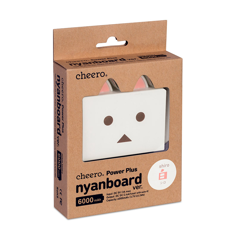 Pin sạc Cheero Nyanboard Mike Shiro