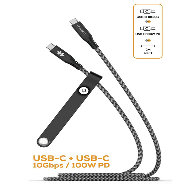 Cáp sạc HyperDrive USB-C 100w