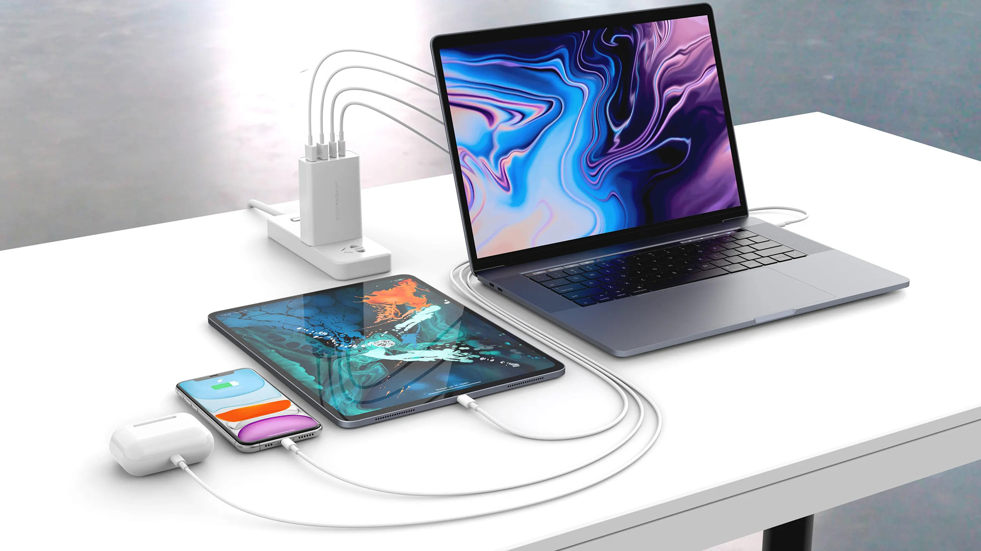 Sạc MacBook HyperJuice GaN 100w Sạc MacBook HyperJuice GaN 100w