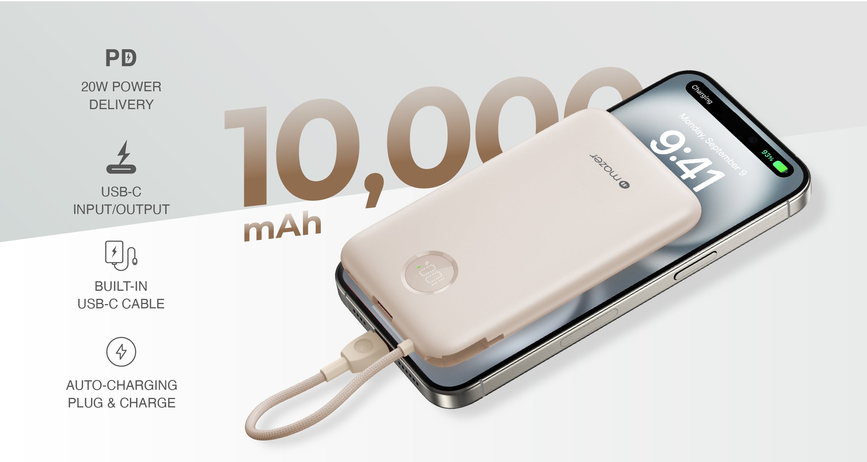 Pin sạc Mazer PowerCharge Link 10v2 PD20W