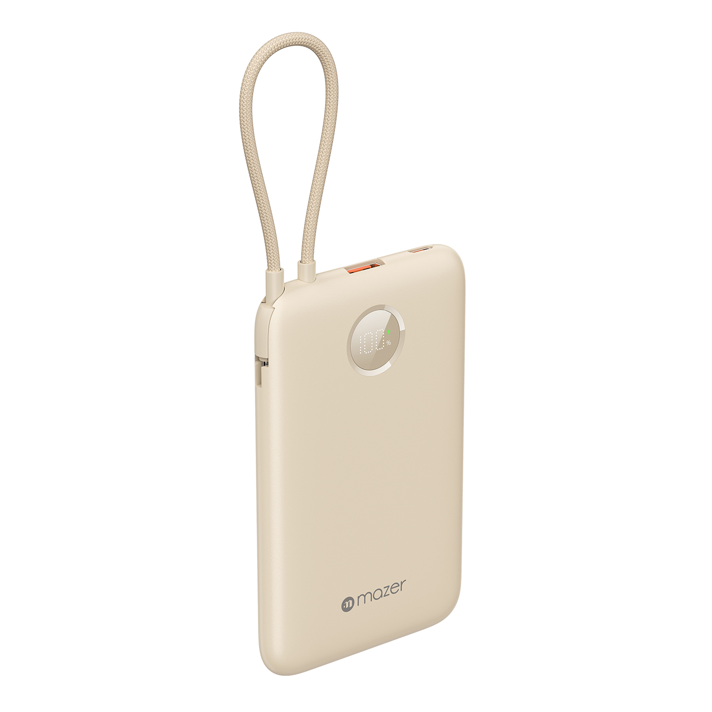 Pin sạc Mazer PowerCharge Link 10v2 10000mAh Cream