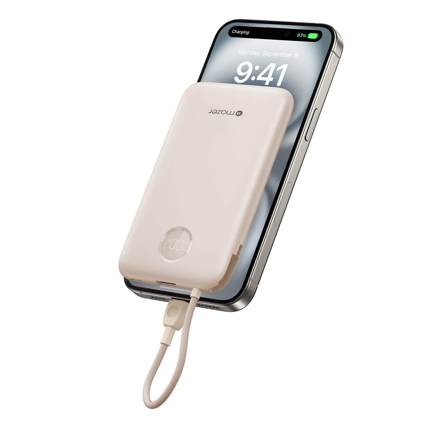 Pin sạc Mazer PowerCharge Link 10v2 10000mAh Cream