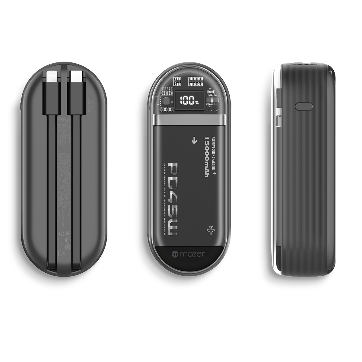 Pin sạc Mazer PowerCharge Link 1545 Black