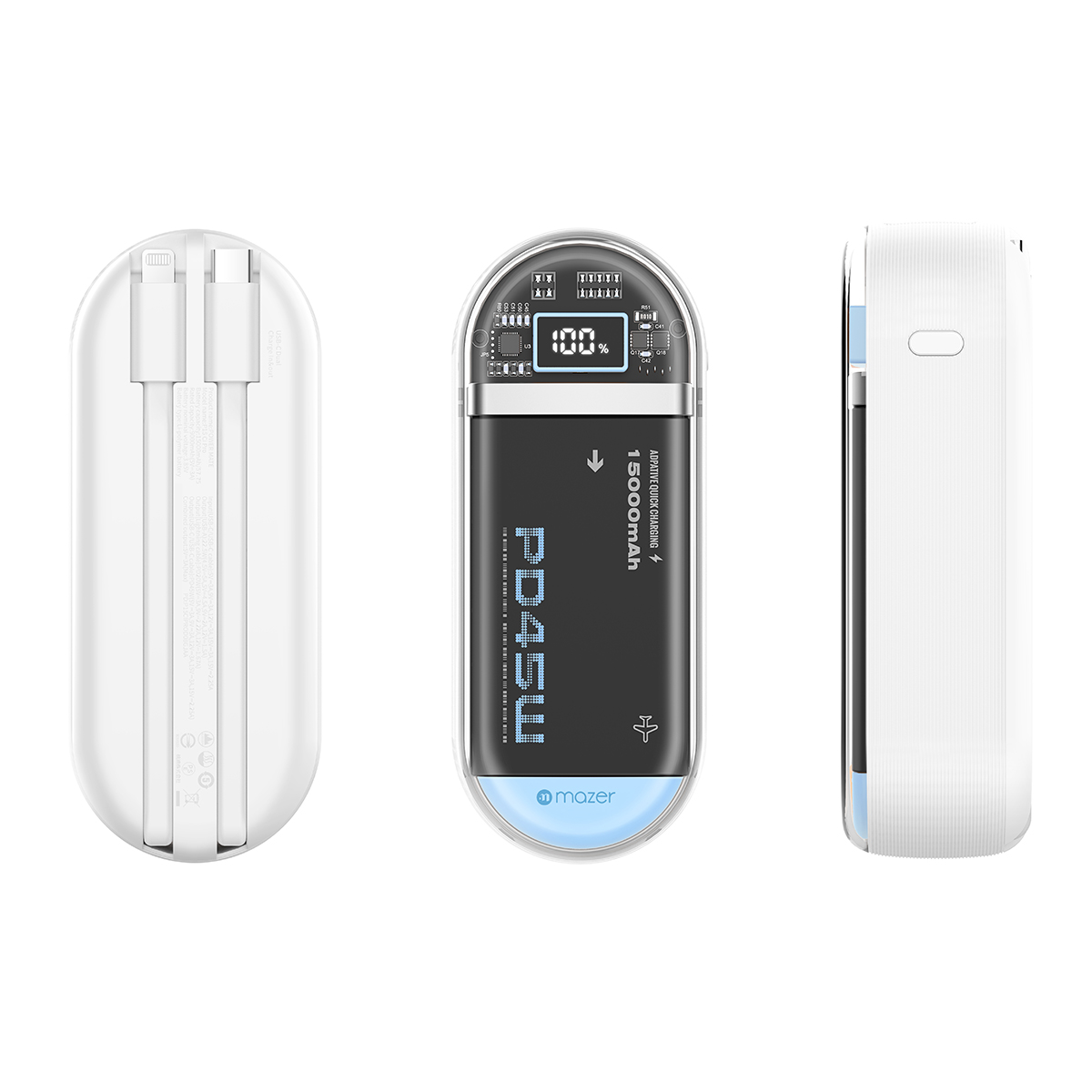 Pin sạc Mazer PowerCharge Link 1545 White