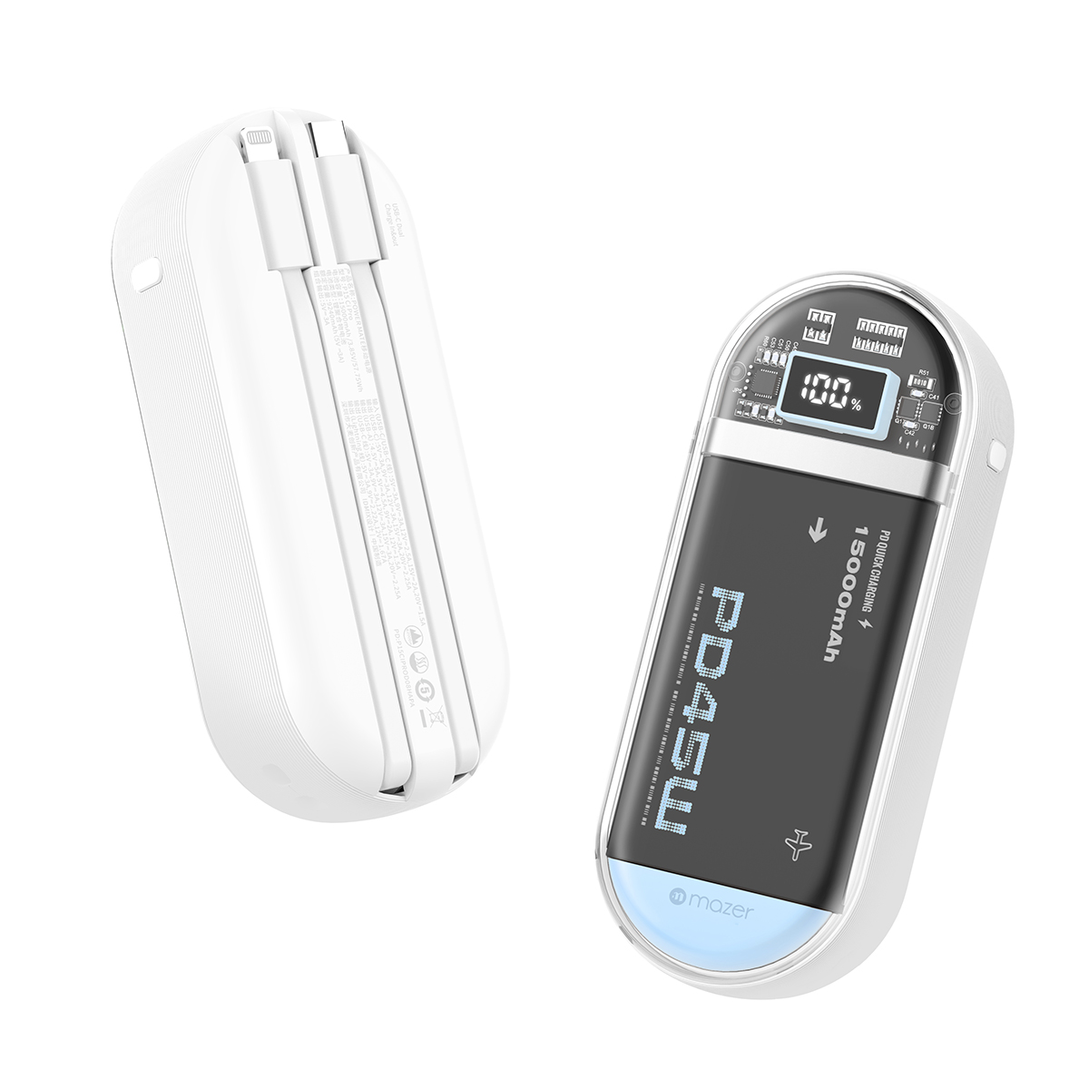 Pin sạc Mazer PowerCharge Link 1545 White