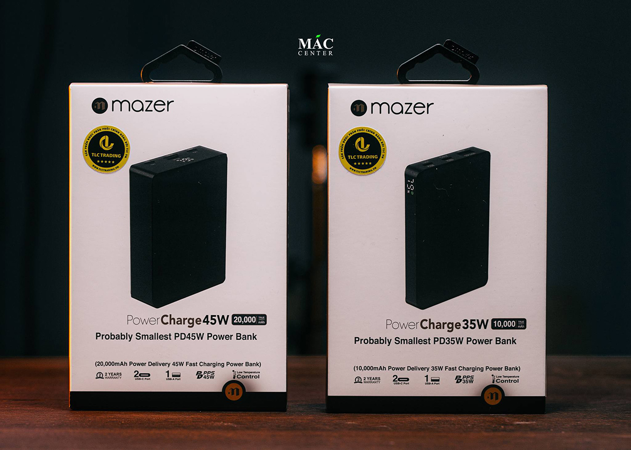 Pin sạc Mazer PowerCharge PD35W, PD45W Pin sạc Mazer PowerCharge PD35W, PD45W