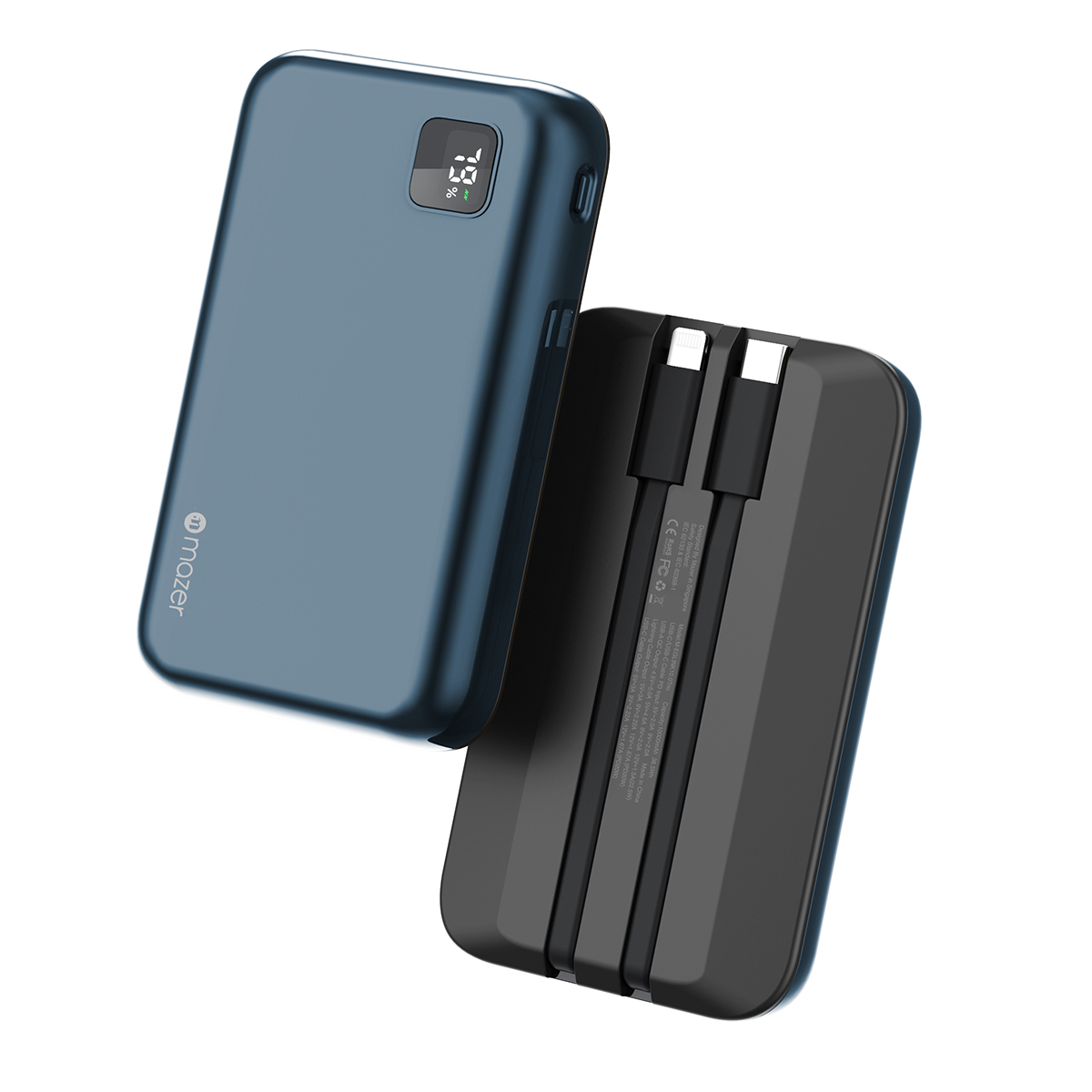 Pin sạc Mazer Trio Blue
