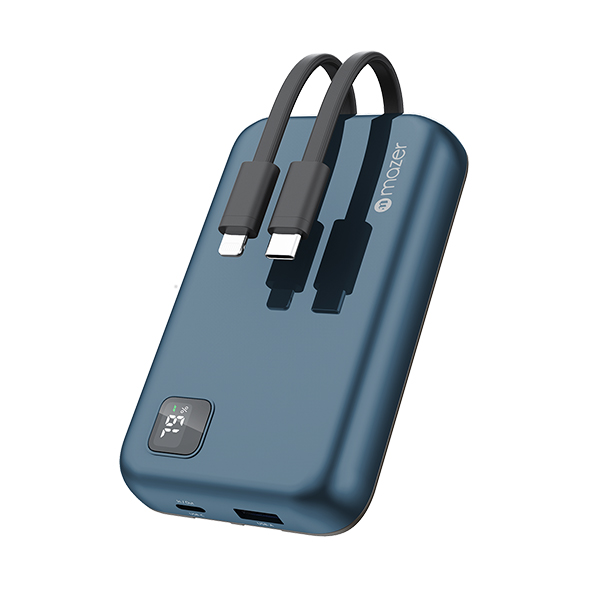 Pin sạc Mazer Trio 10.000mAh Blue Pin sạc Mazer Trio 10.000mAh Blue