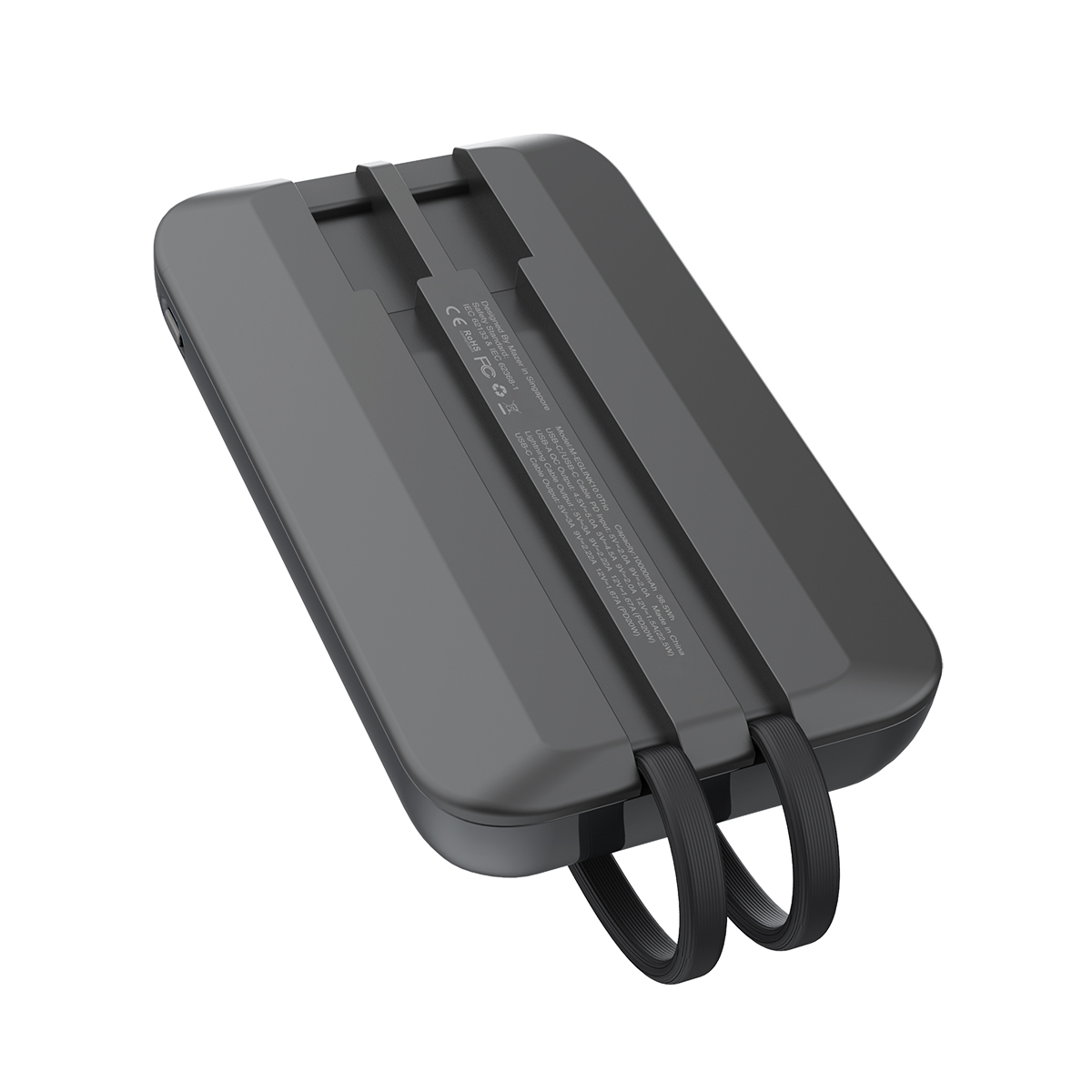 Pin sạc Mazer Trio Gray