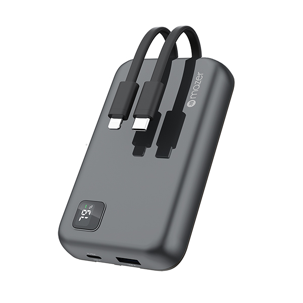 Pin sạc Mazer Trio 10.000mAh Gray Pin sạc Mazer Trio 10.000mAh Gray