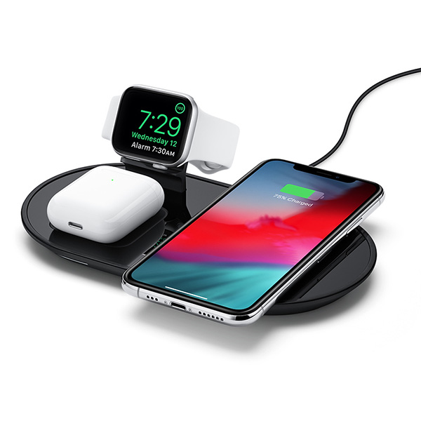 Sạc không dây Mophie 3 in 1 Wireless Charging Pad Sạc không dây Mophie 3 in 1 Wireless Charging Pad