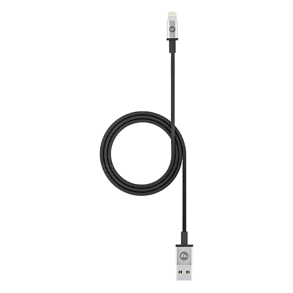 Cáp sạc Mophie A to Lightning 1m Black Cáp sạc Mophie A to Lightning 1m Black