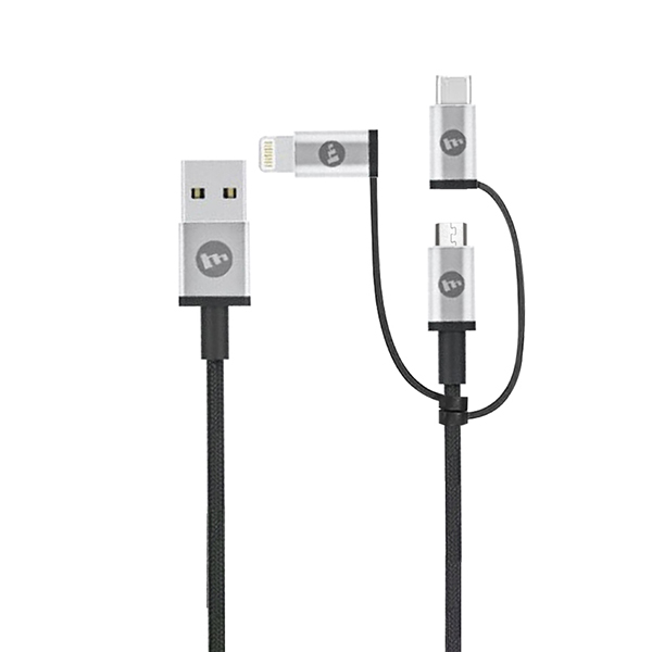 Cáp sạc Mophie 3-in-1 Tri-Tip 1m Cáp sạc Mophie3-in-1 Tri-Tip 1m
