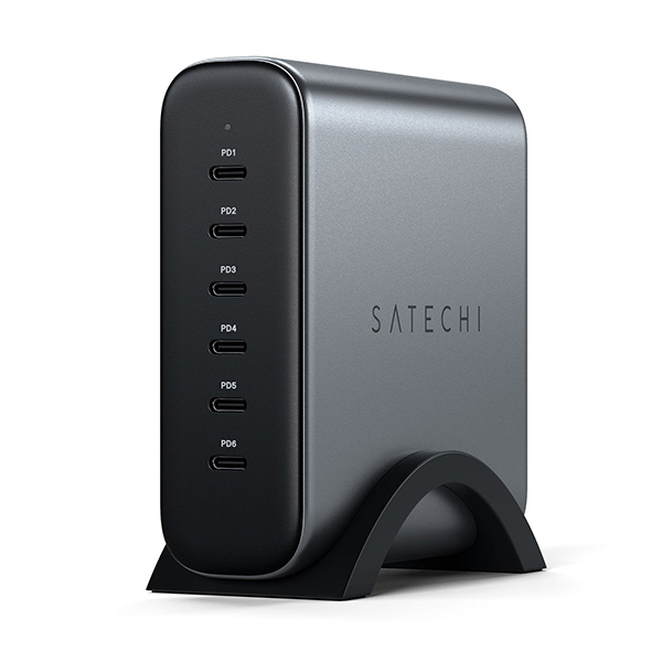 Sạc Satechi 200W USB-C 6-port PD GaN