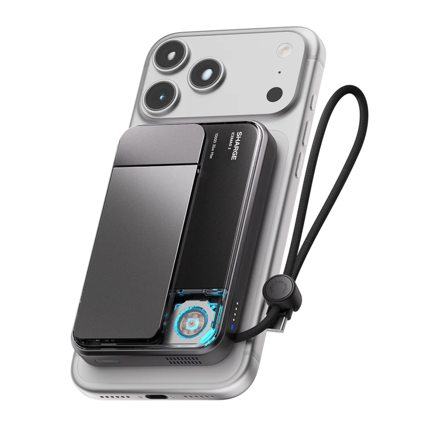 Pin sạc Sharge ICEMAG 3 Black