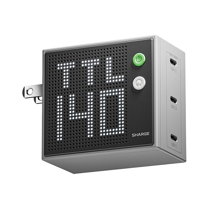 Sạc Sharge Pixel 140W Black