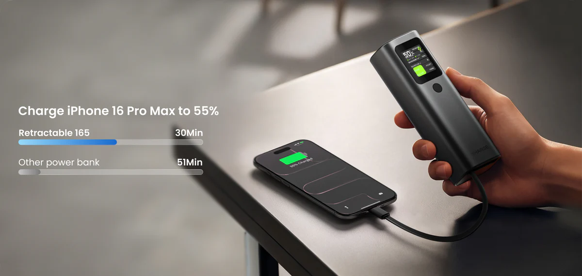 Sharge Retractable 165W