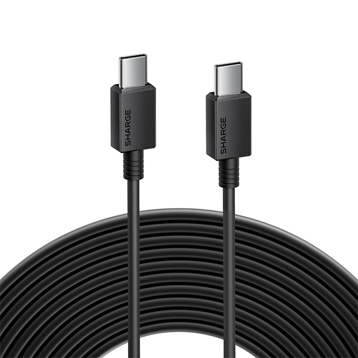 Cáp sạc Sharge Magnetic Cable USB-C 240W (Black)