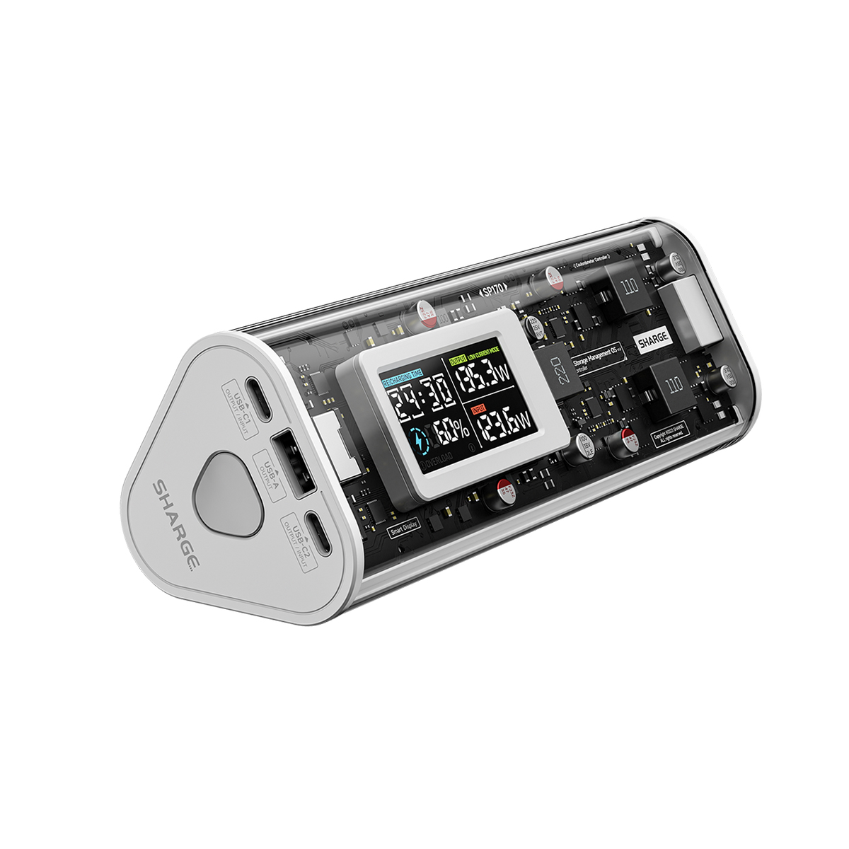 Pin trong suốt Shargeek 170