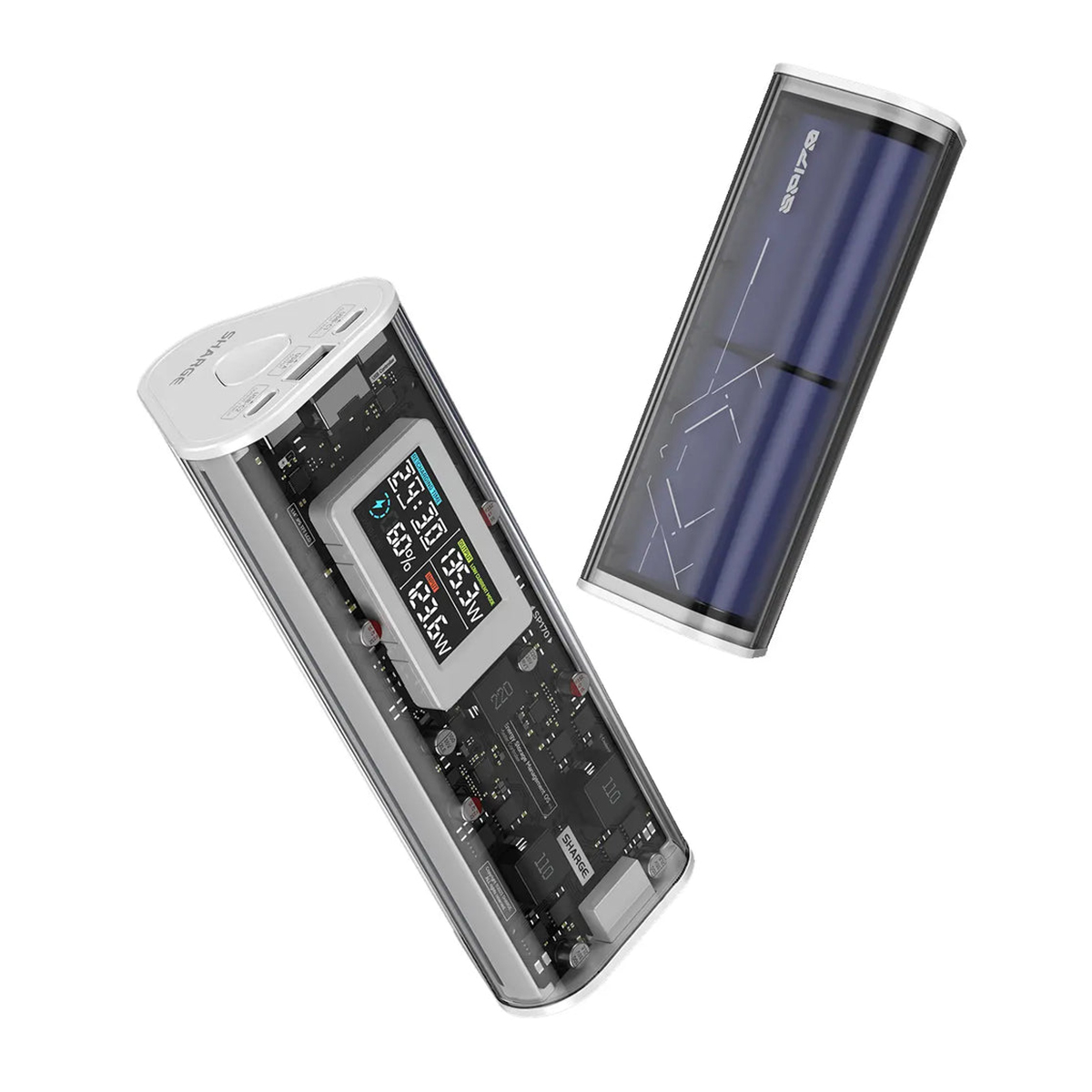 Pin trong suốt Shargeek 170