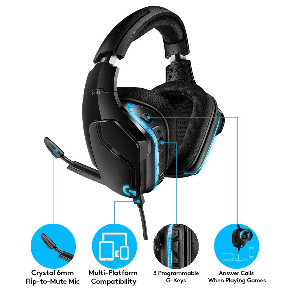 Tai nghe Logitech G633s