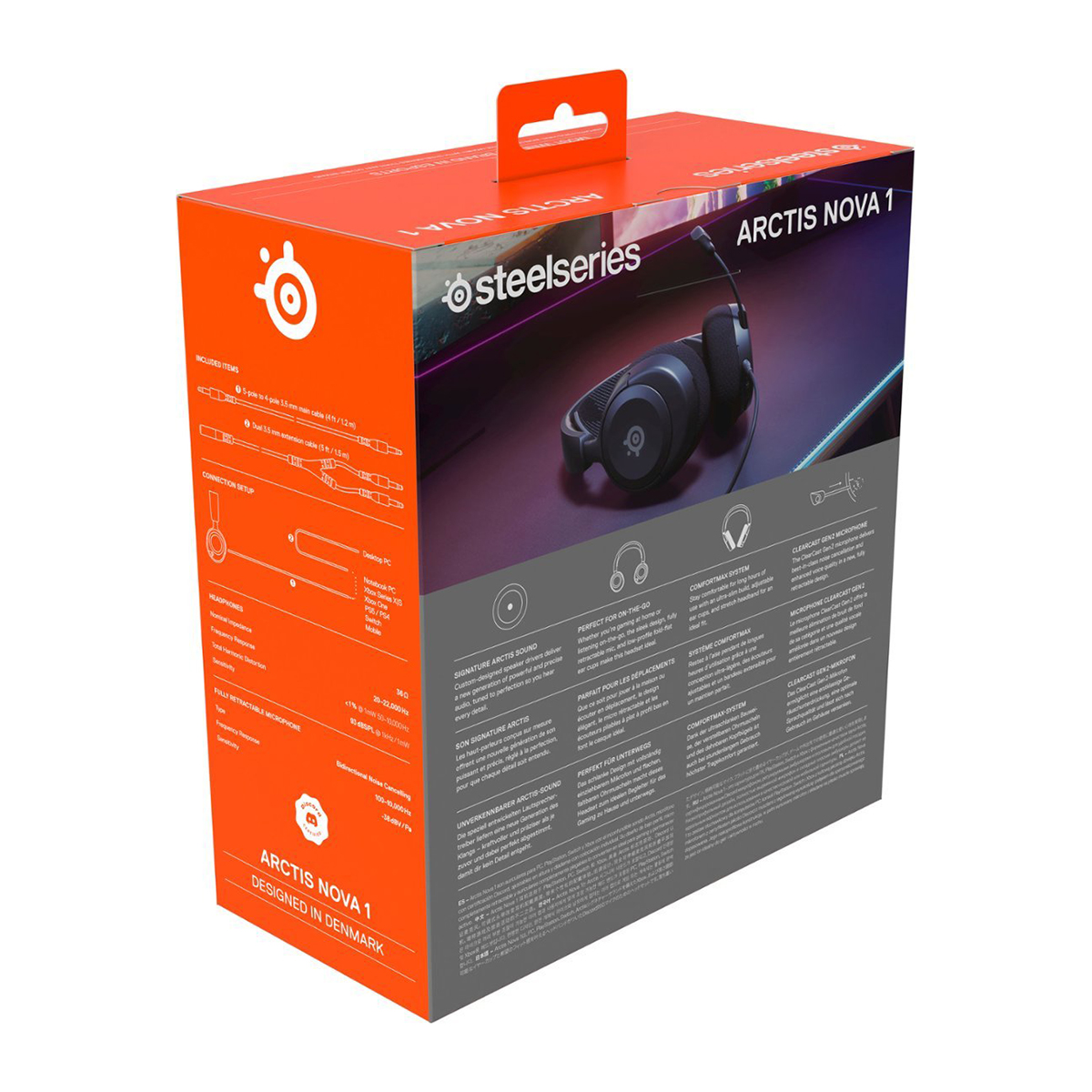 Tai nghe Steelseries Arctis Nova 1 Black