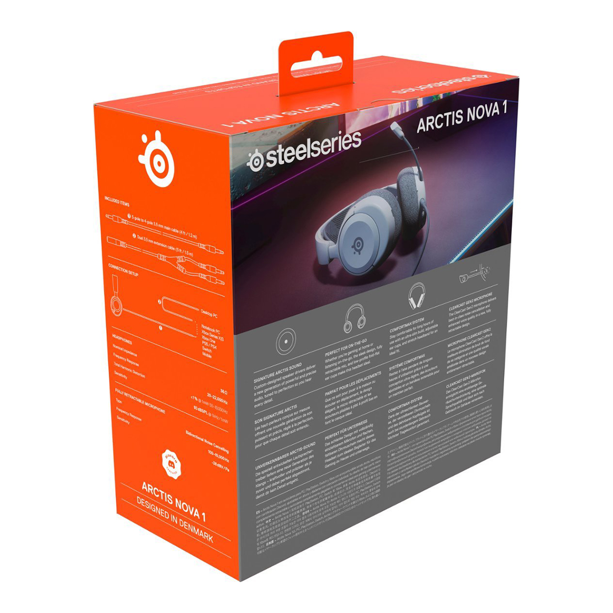 Tai nghe Steelseries Arctis Nova 1 White