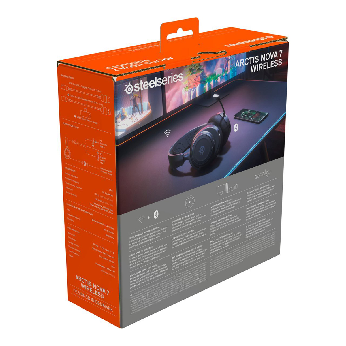 Tai nghe Steelseries Arctis Nova 7 Wireless Black