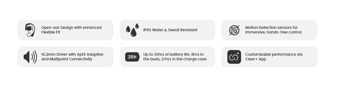Tai nghe Cleer ARC2 Sport