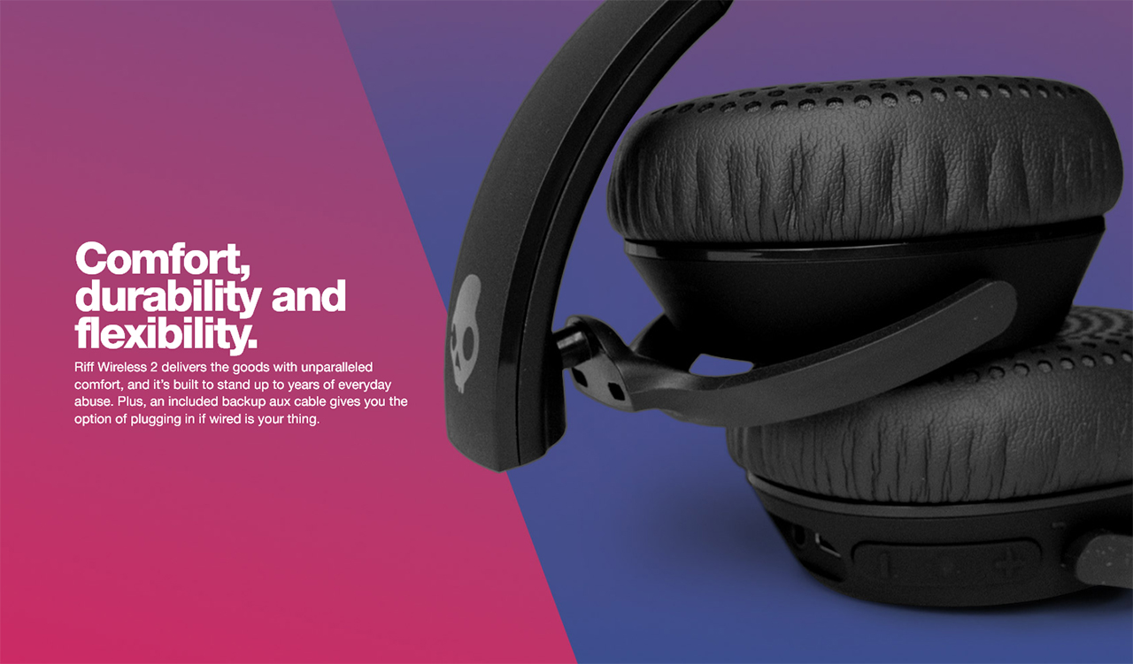 Tai nghe SkullCandy Riff 2 Wireless