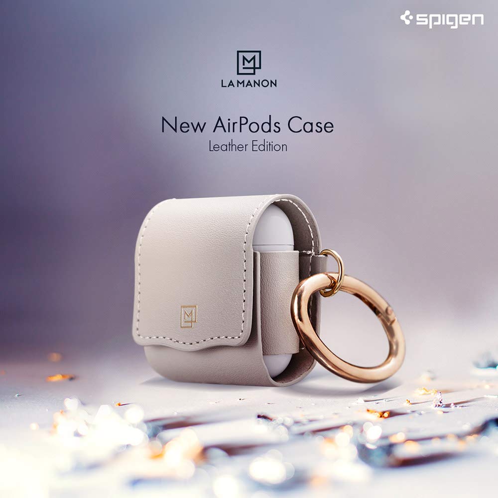 Case Airpods Spigen Leather