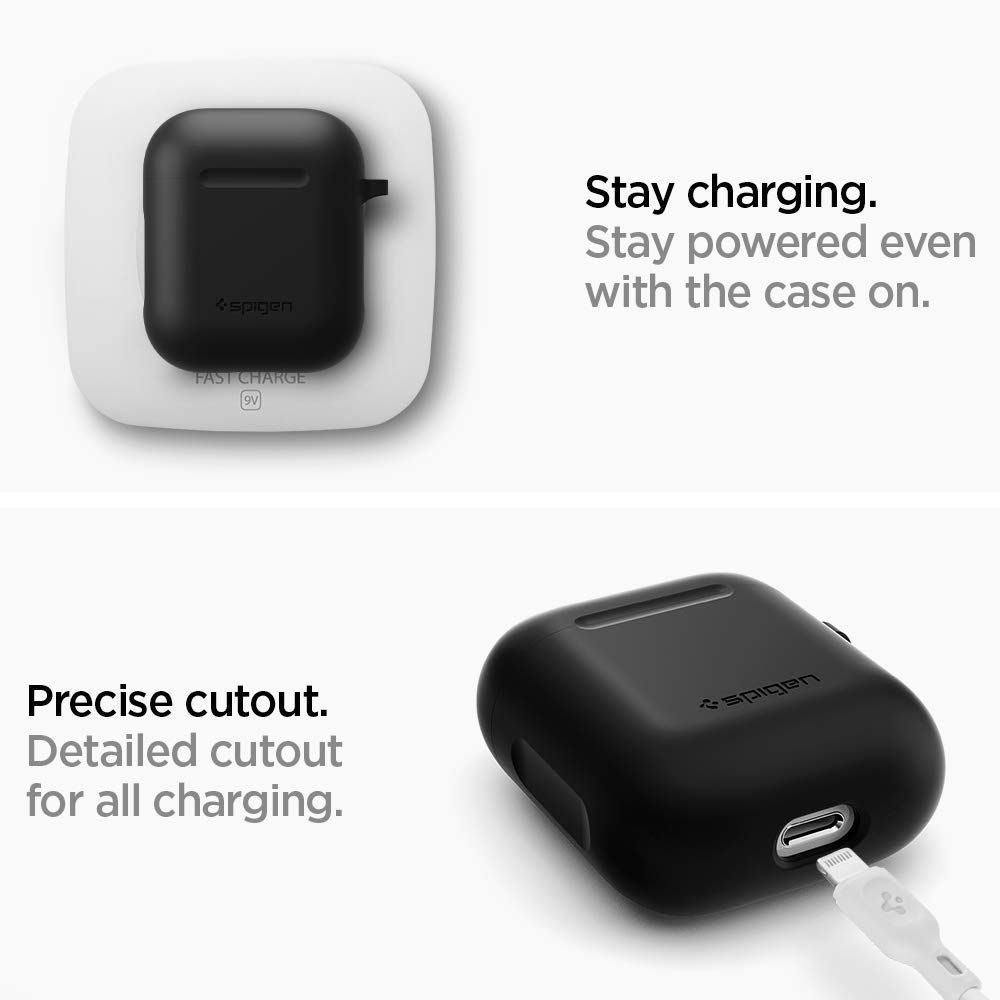 Case Airpods Spigen Silicone Fit