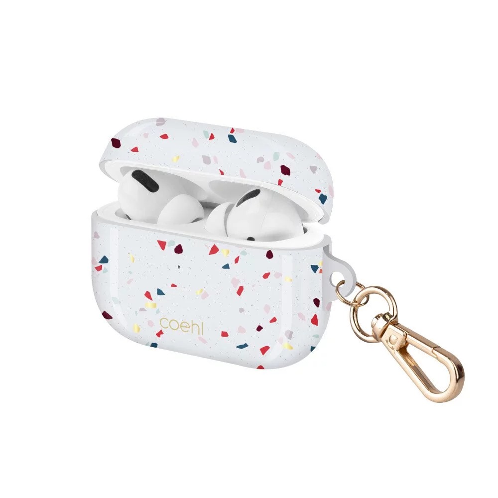 Case Airpods Pro Uniq Terrazzo White