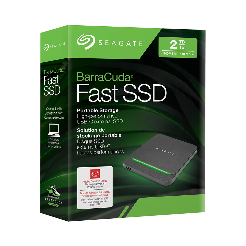 Ổ cứng Seagate BarraCuda Fast SSD 2TB - Mac Center
