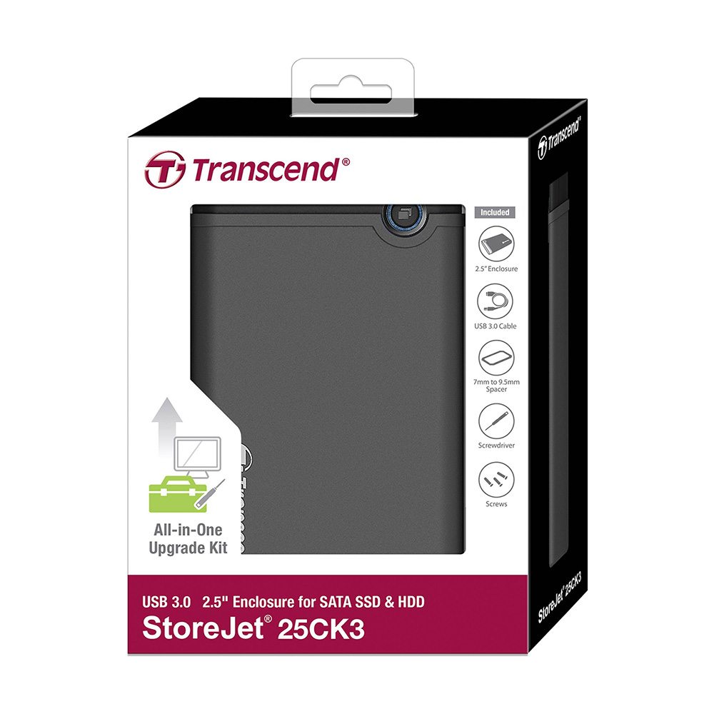 Box HDD Transcend StoreJet 25CK3